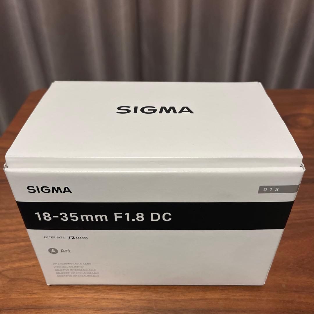 Sigma 18-35mm F1.8 DC HSM Canon プロテクタ付