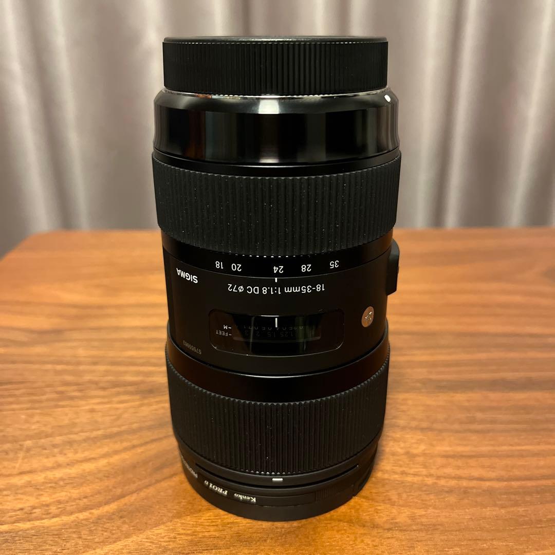 Sigma 18-35mm F1.8 DC HSM Canon プロテクタ付