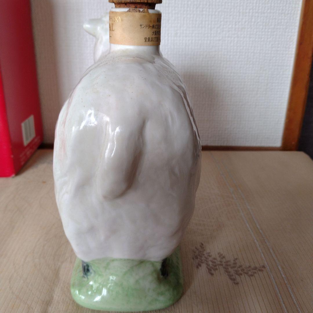 空瓶羊型ウイスキー瓶 陶器製　1991年サントリー。