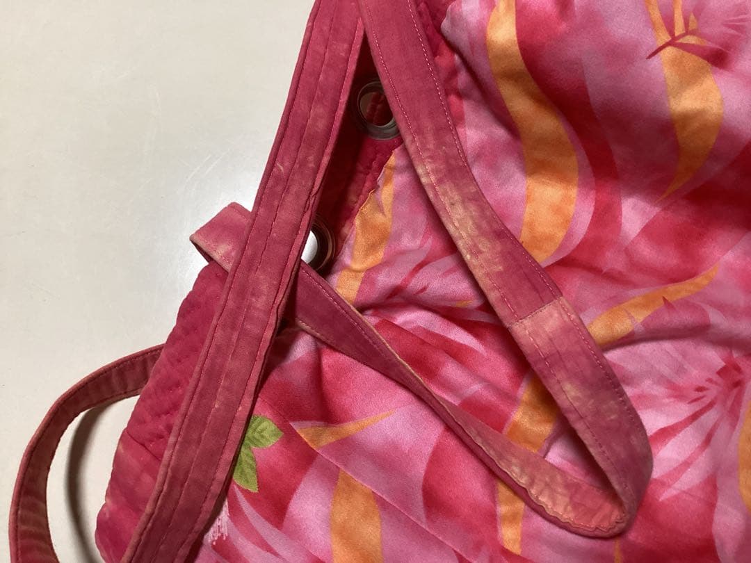 ハンドメイド　ハワイアンビックショルダーバック