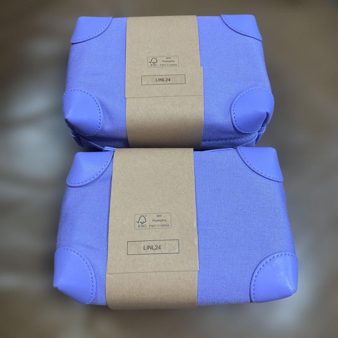 ETTINGER ANA 紫色 旅行用化粧品セット LIN24