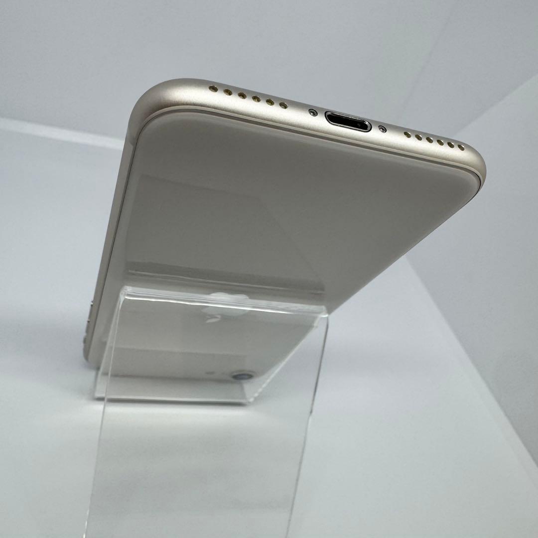 【超美品】iPhoneSE3 128GB WHITE大容量新品バッテリー100%