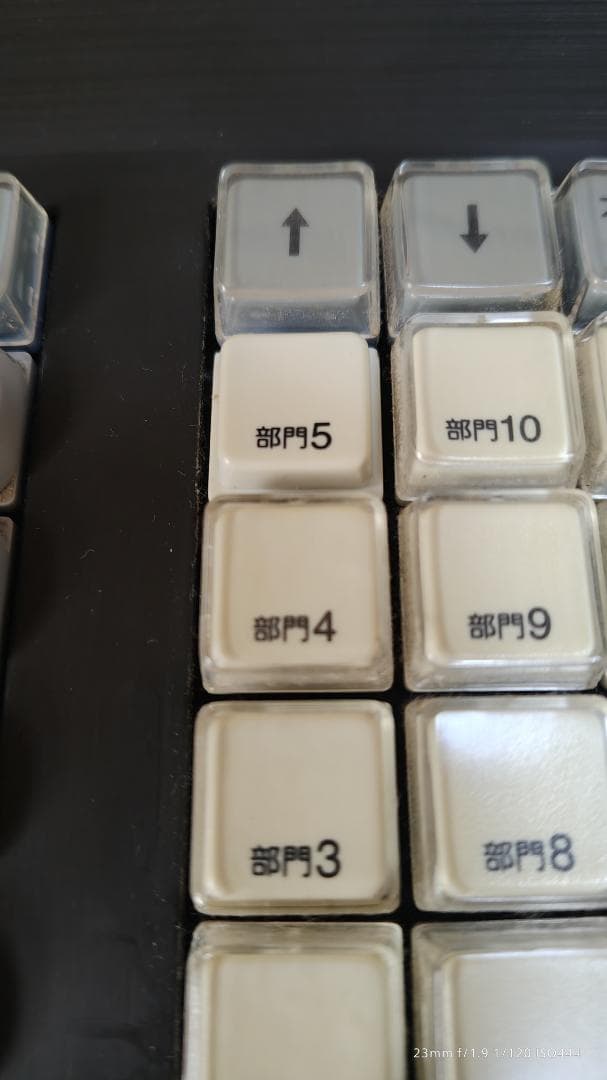 シャープ レジスタ 上半身のみ