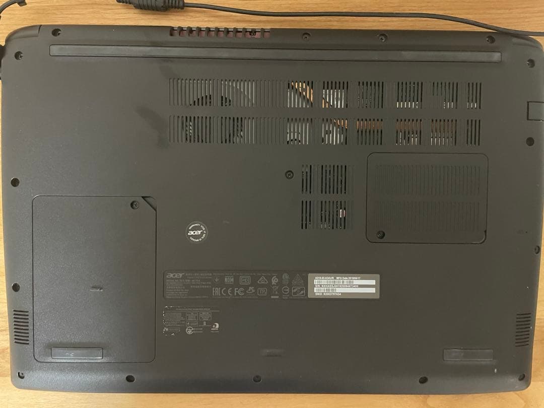 Windowsノート本体 acer Aspire3 A315-53-A34 12GB Office2013