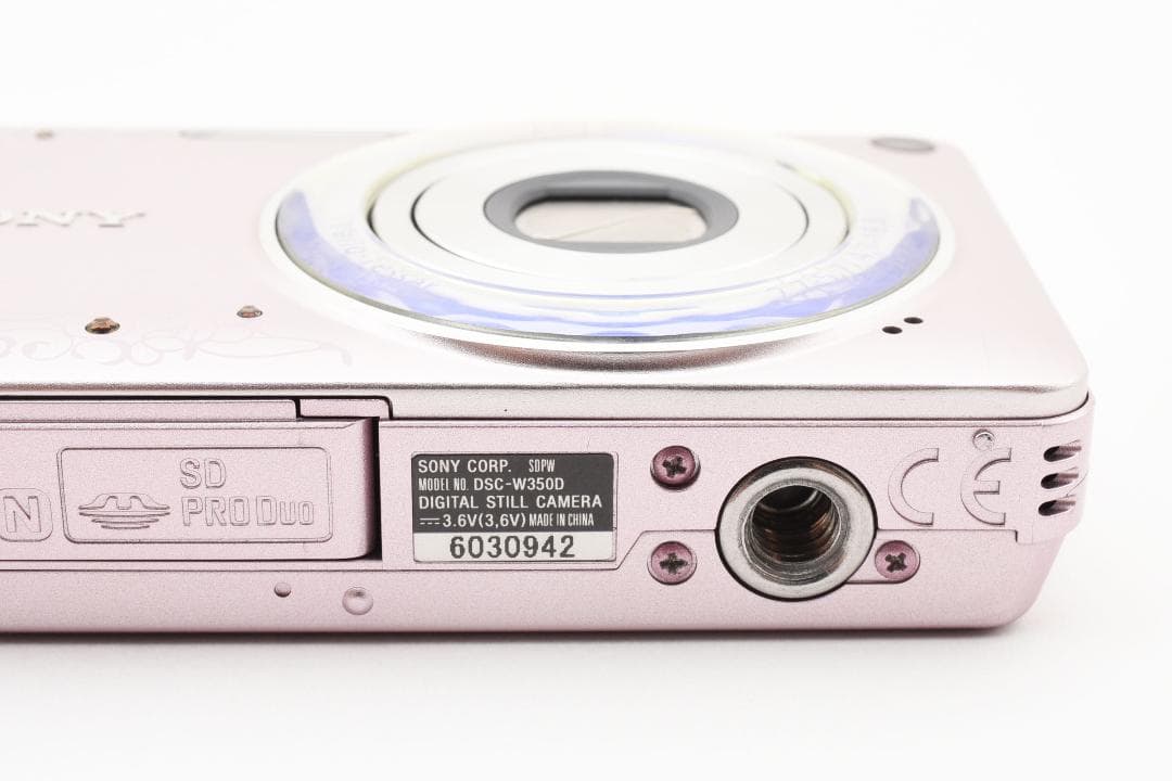 【希少】SONY サイバーショット DSC-W350D ジュエルピンク