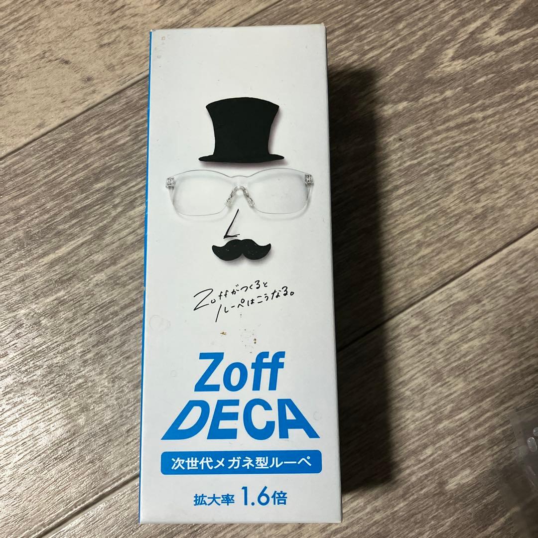 新品未使用　Zoff DECA 老眼鏡 1.6倍　ゾフ　定価7700円