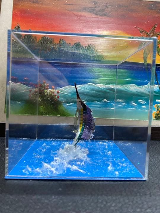 【ハンドメイド】バショウカジキ② ★芭蕉加治木★海 ジオラマ アクアテイルズ