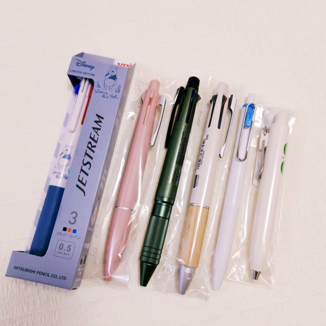 ✨【新品】JETSTREAM×ディズニー＆uni-ball one 6本まとめ✨