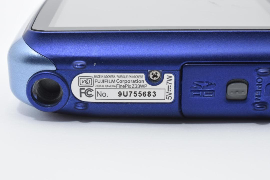 【美品】FUJIFILM FINEPIX Z33WP ブルー　動作確認済