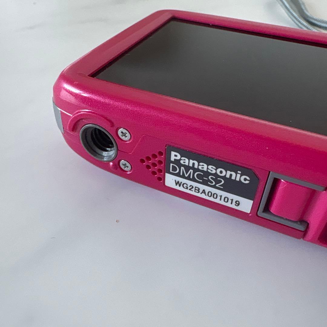 【美品】Panasonic LUMIX DMC-S2 ピンク デジタルカメラ