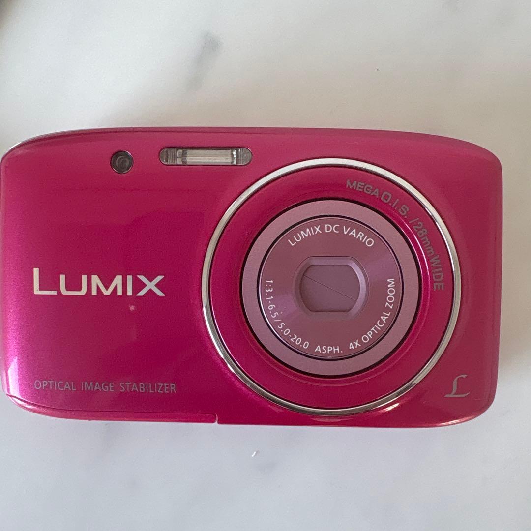 【美品】Panasonic LUMIX DMC-S2 ピンク デジタルカメラ