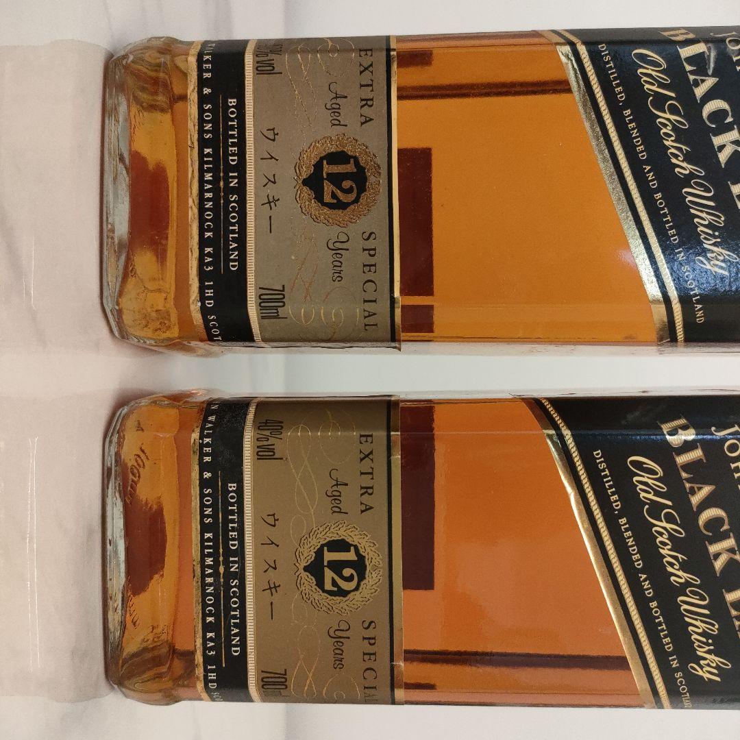 Johnnie Walker Black Label 12年 700ml 2本