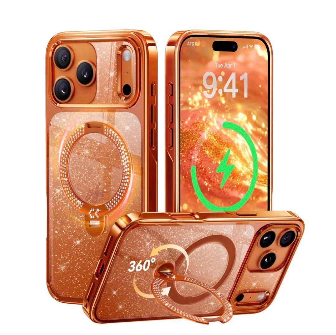 CASEKOO iPhoneケース スワロフスキー iPhone17pro