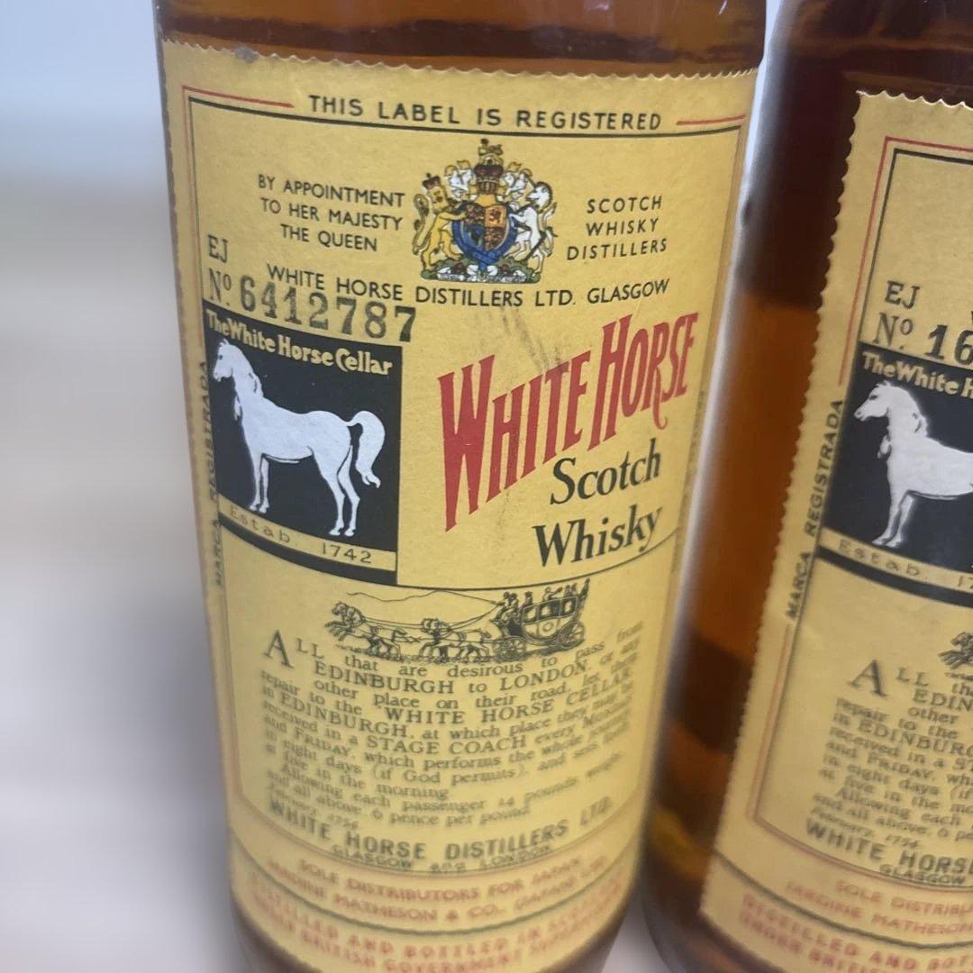 古酒 ホワイトホース ティンキャップ スコッチウイスキー WHITE HORSE