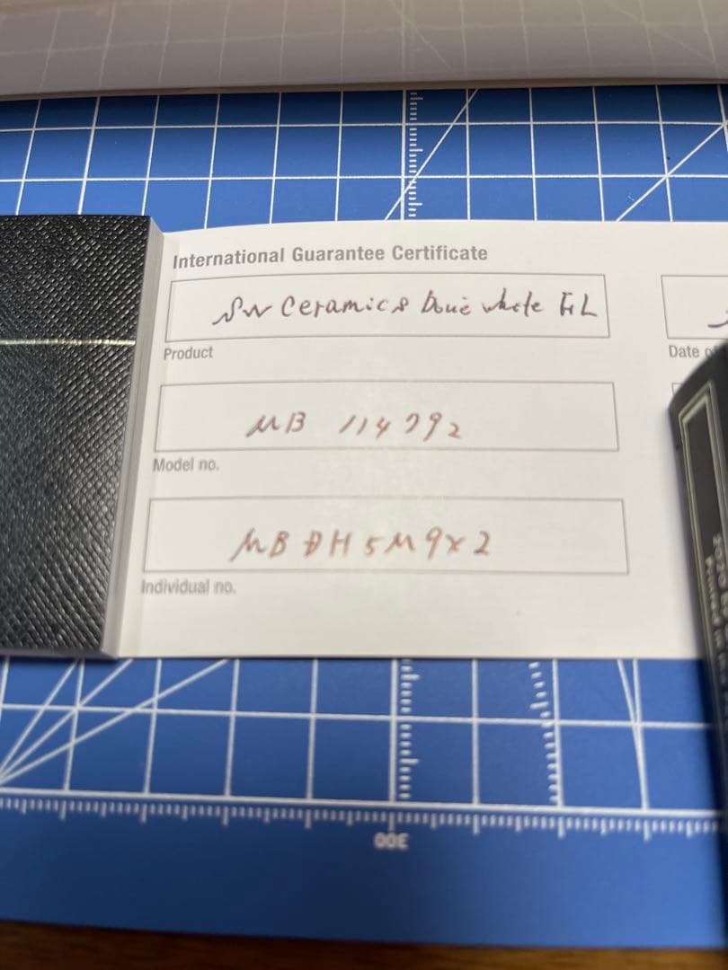MONTBLANC ホワイト ボールペン 箱保証書付