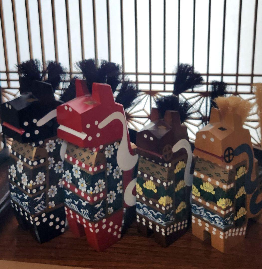 八幡馬やわたうま青森県伝統工芸品27センチ２個セット縁起物午年