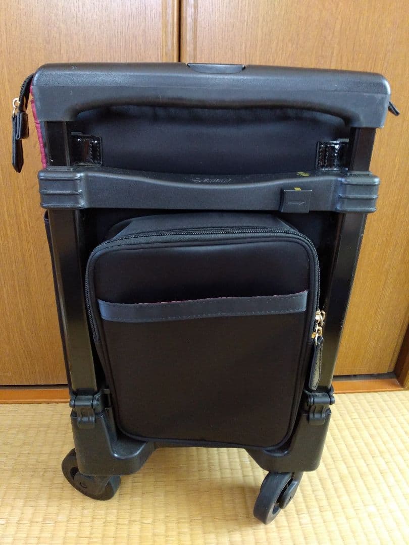 Swany スワニー★ワインレッドと黒のキャリーカート