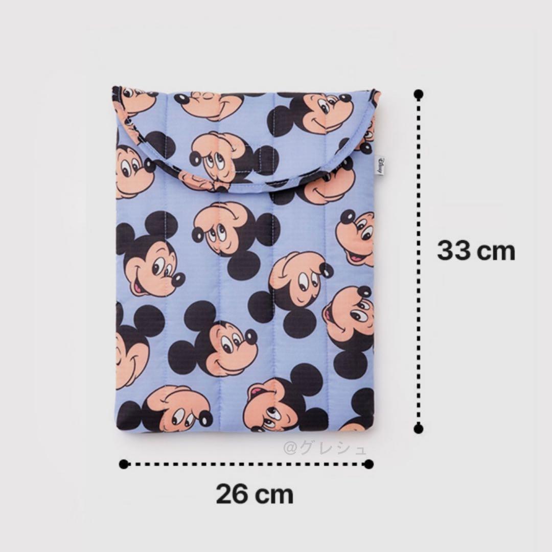 【完売品】BAGGU × Disney ミッキー ラップトップスリーブ13/14