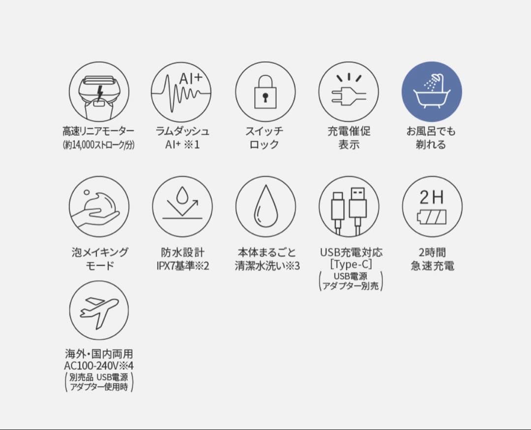 【23年製】Panasonic パームイン　ES-PV6A-K