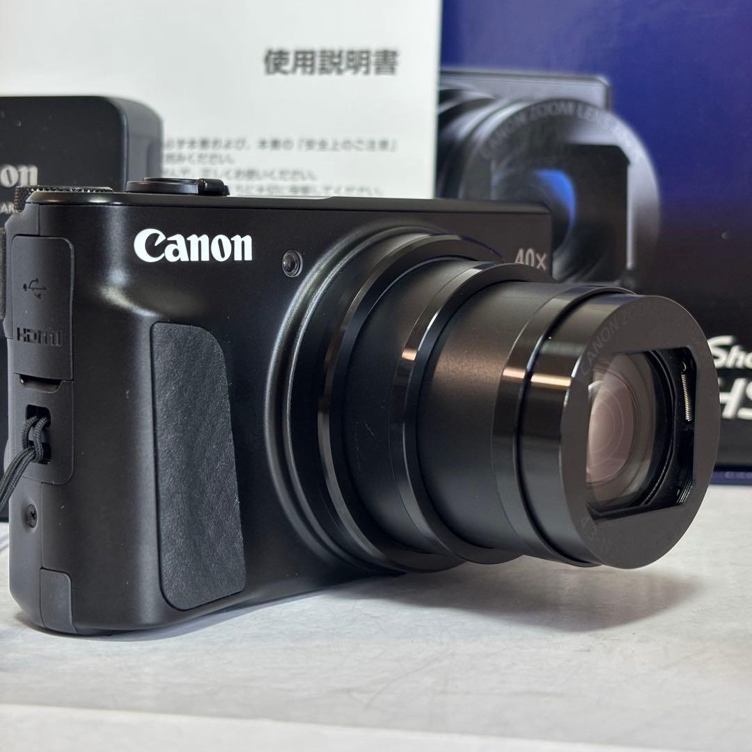 【極上美品】Canon PowerShot SX740 HS ブラック 元箱付き