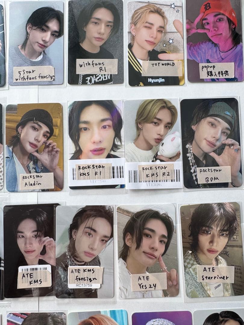 stray kids スキズ　ヒョンジン　まとめ売り　トレカ　フォトカード　pc
