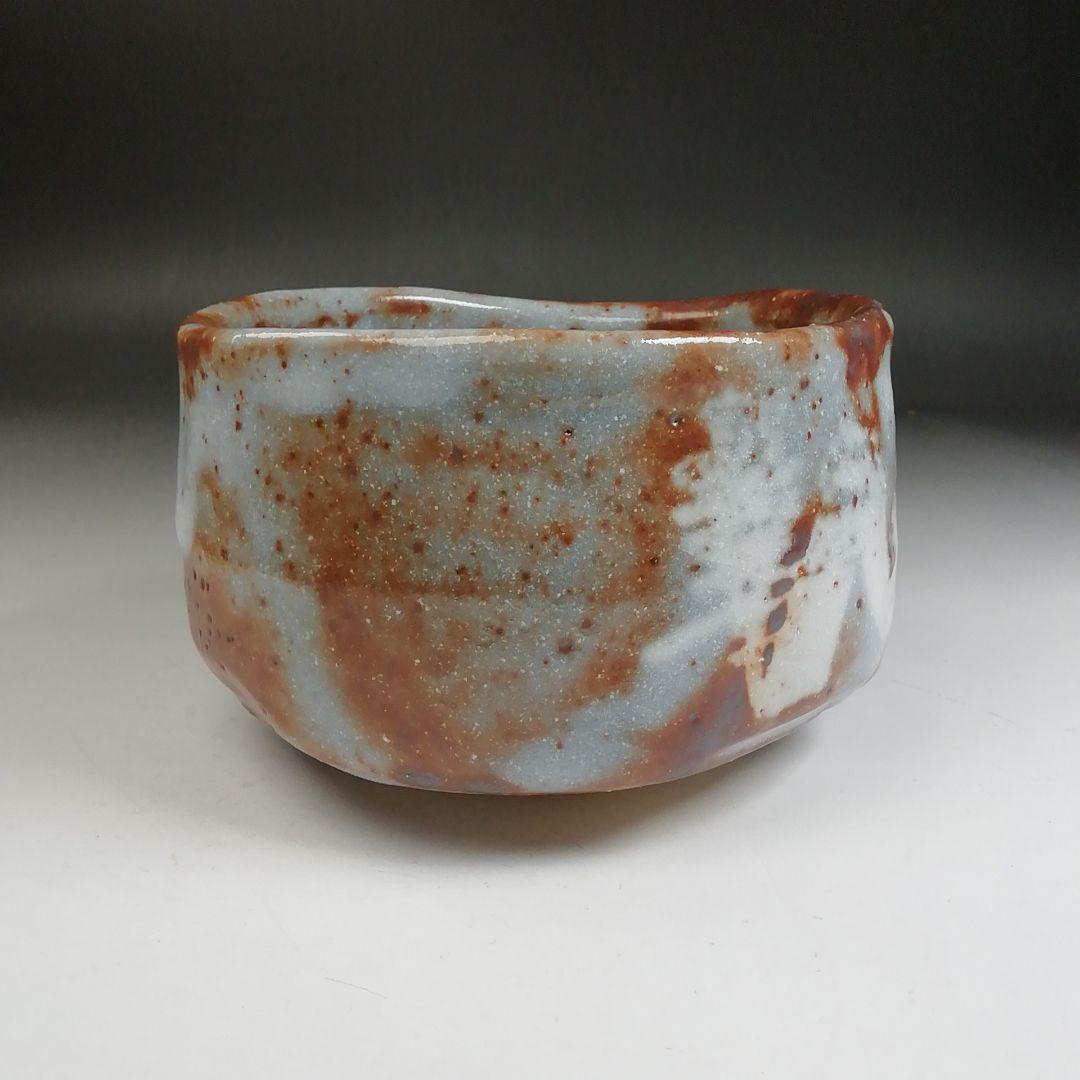 Ｗ３７９　茶碗　『鼡志野』『秀泉陶苑　沢田秀一 作』　共箱　抹茶碗　茶道具