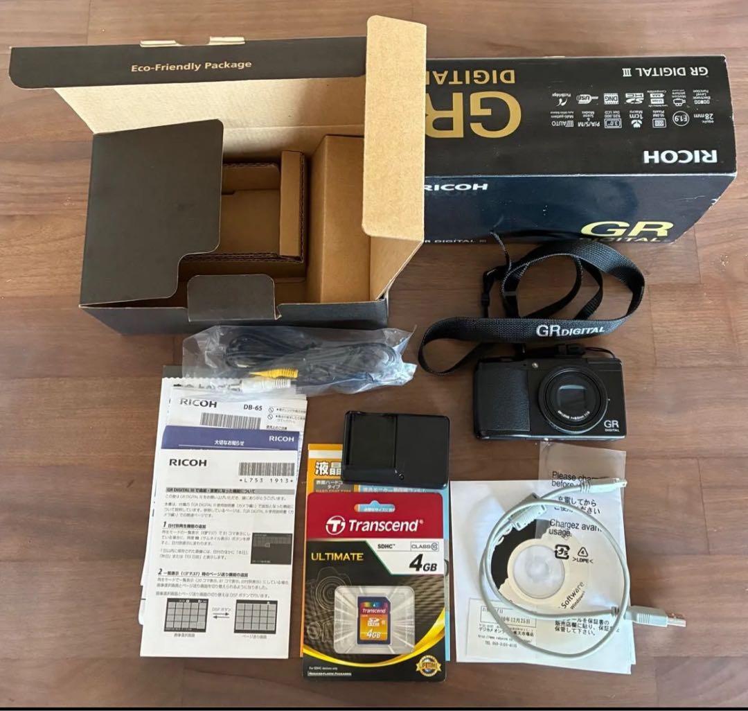 シャッター数624! 極美品 RICOH GR DIGITAL III