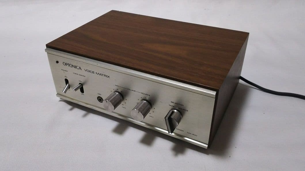 SHARPアンプ　ボイスマトリックスアンプ　OPTONICA MX-400