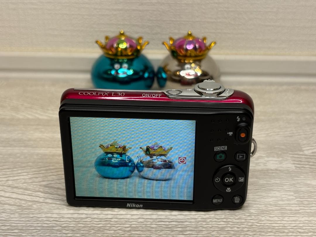【美品・完動品】Nikon Coolpix L30 レッド