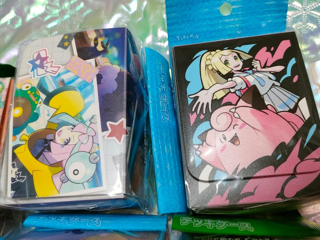 7個セット ポケモンカードゲーム デッキケース 色違いデカヌチャン等