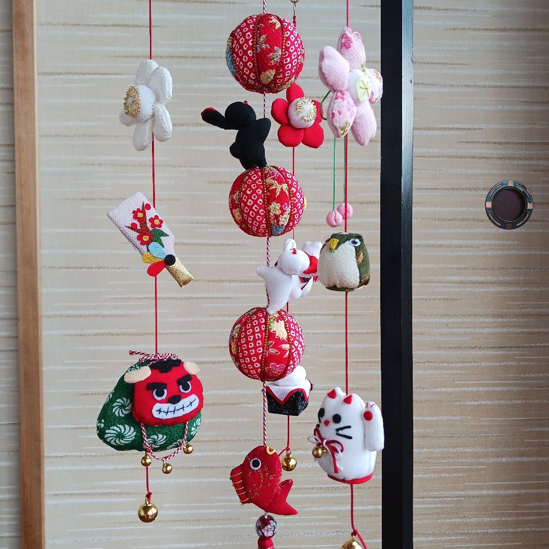 《マチャケ様ご予約》★キキちゃんのお正月吊るし飾り★ハンドメイド