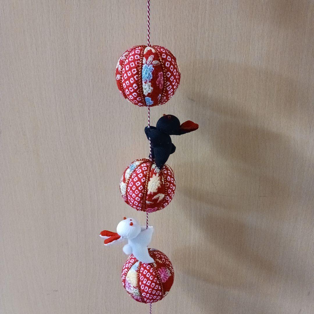 《マチャケ様ご予約》★キキちゃんのお正月吊るし飾り★ハンドメイド
