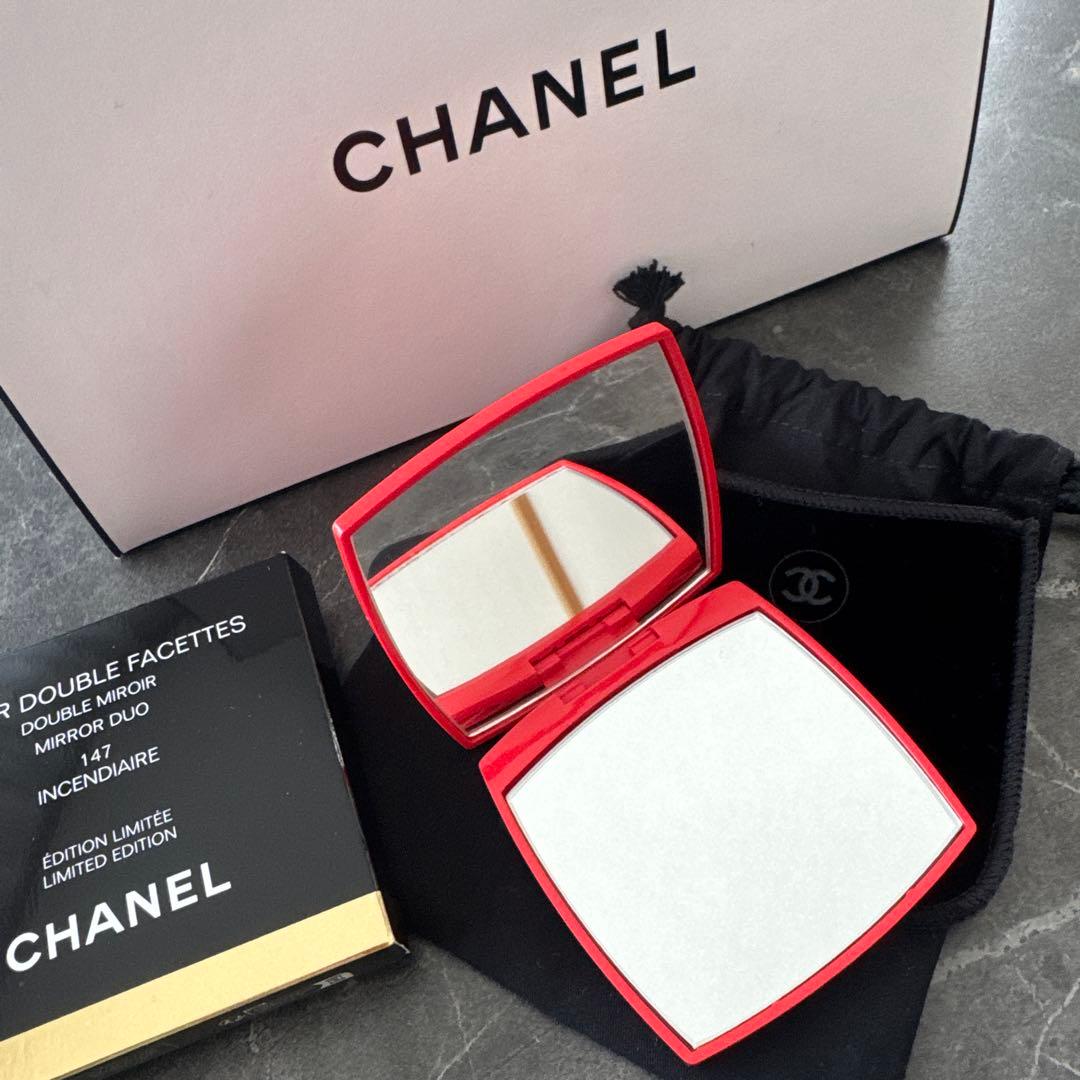 CHANEL Miroir Double Facetté 限定版 オレンジ