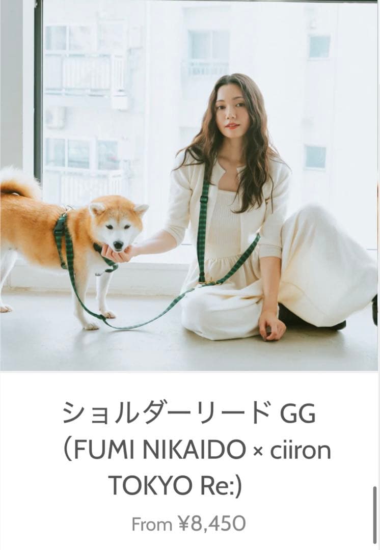 【新品未使用】ciiron TOKYO ハーネス、リード、ショルダーリードセット