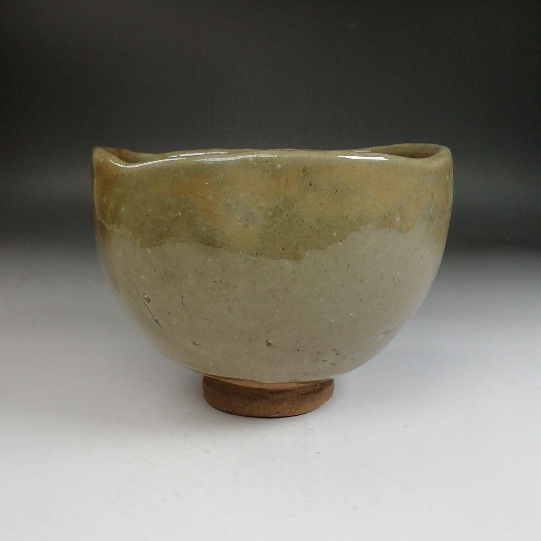 Ｗ３７３　茶碗　『虫明焼』『黒井千佐 作』　共箱　抹茶碗　茶道具