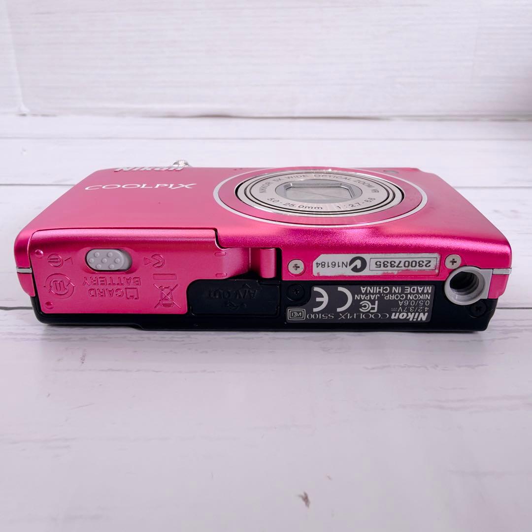 極美品　Nikon COOLPIX S5100 ピンク　動作確認済