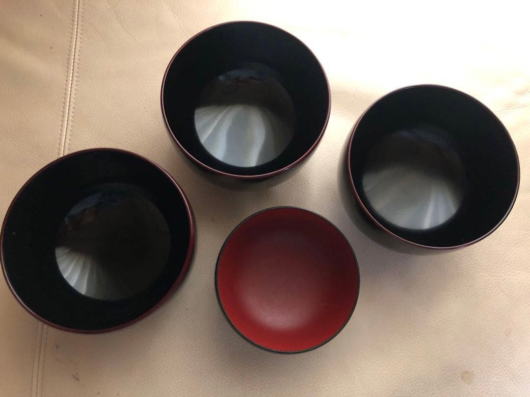 【中古】輪島塗　漆器 福々椀　伝統工芸品　輪島屋善仁