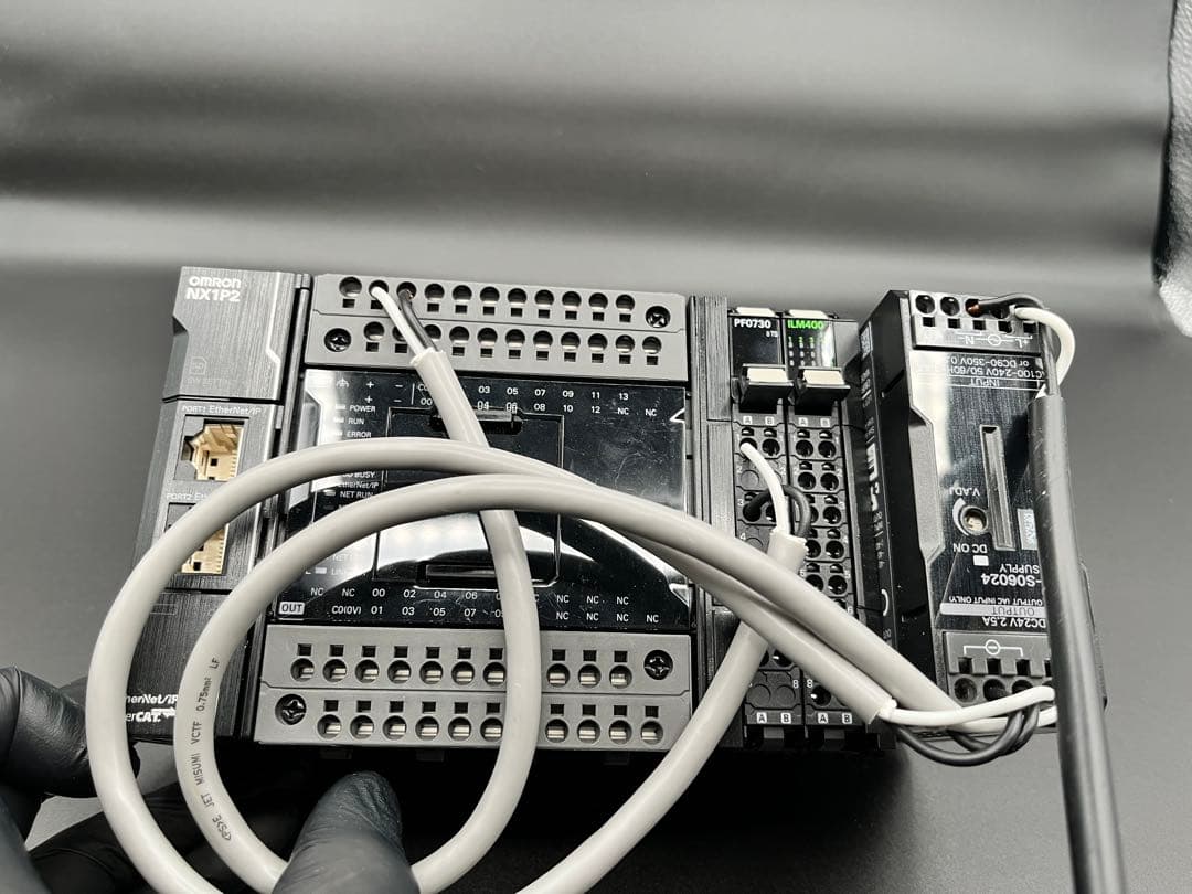 OMRON NX1P2 PLC Set/S8VK/ILM400 通電済 オムロン