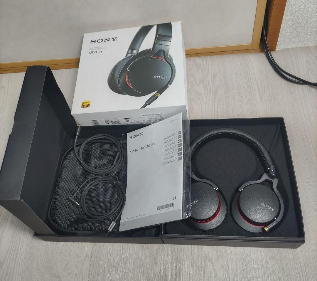 SONY MDR-1A 黒 ヘッドホン