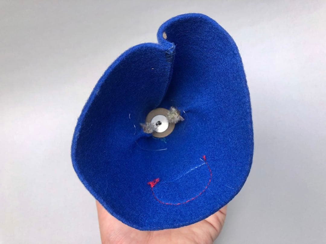 Steiff　ウサギのギフトカバー　Betthupferlhase　青オールID