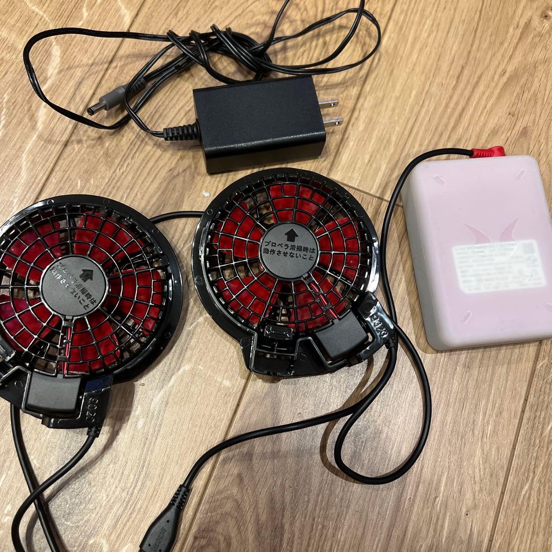 d*1様 風神空調服　ファン　バッテリー　セット　お買い物　早い者勝ち！　12v