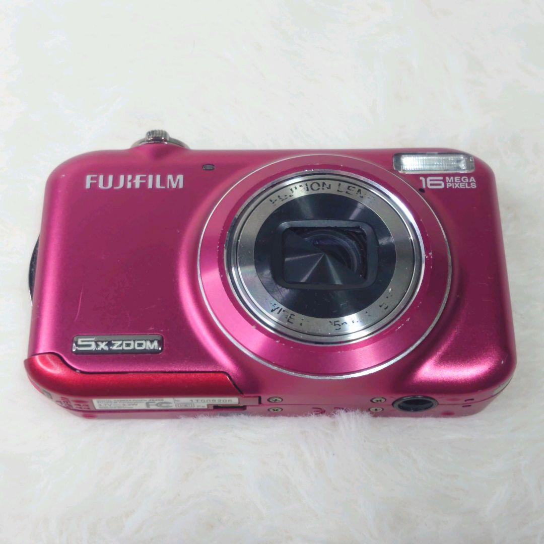 ✨動作品✨FUJIFILM FinePix JX400 レッド デジカメ