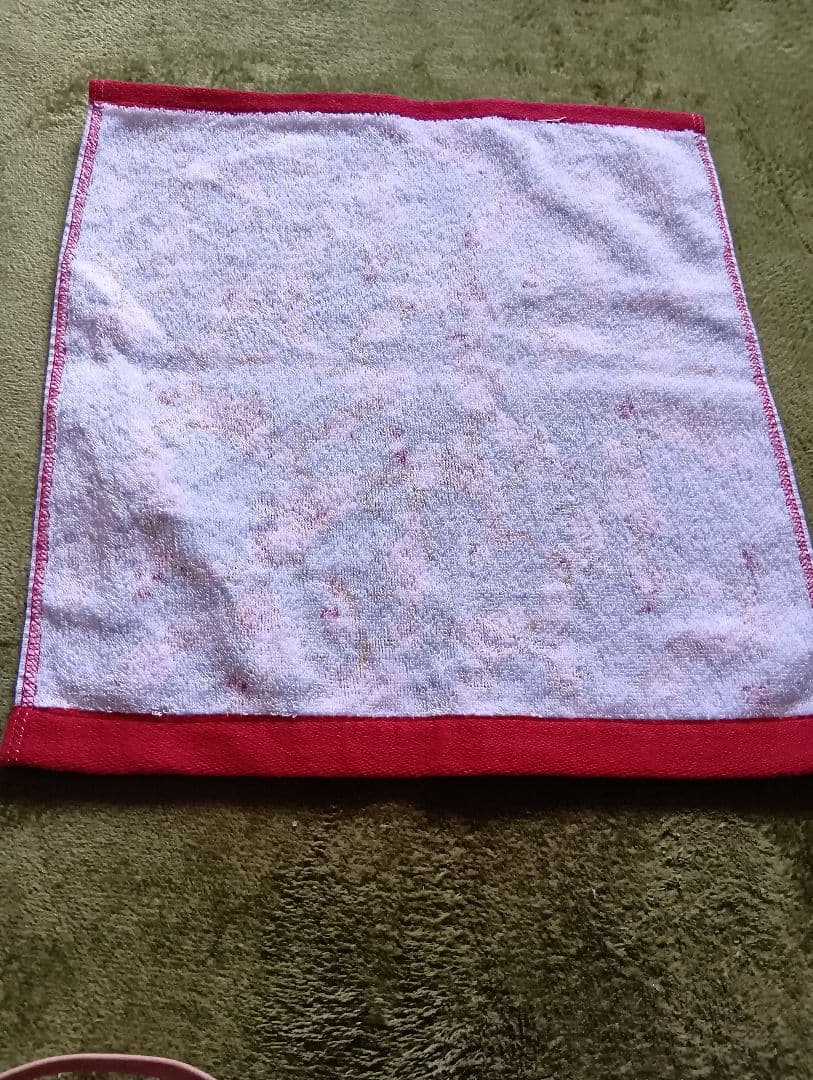 未使用　PINK HOUSE 花柄タオルハンカチ 5枚セット