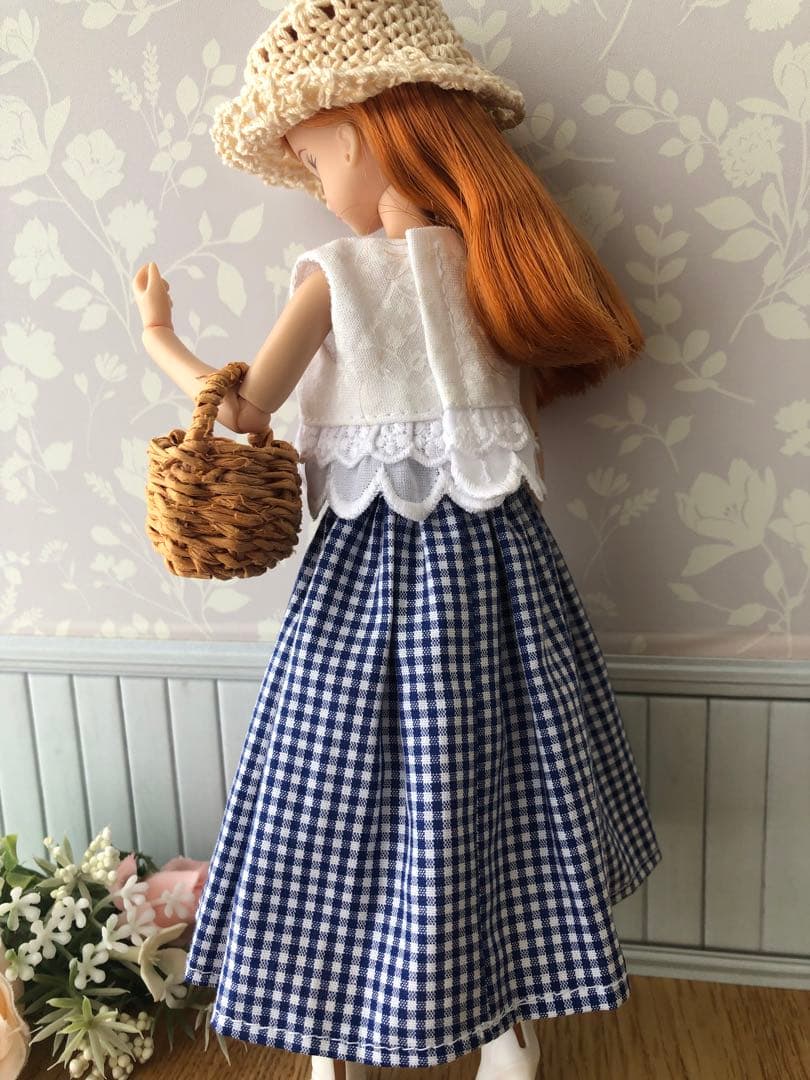 リカちゃん服　785 シンプルセットコーデ　　　ハンドメイド