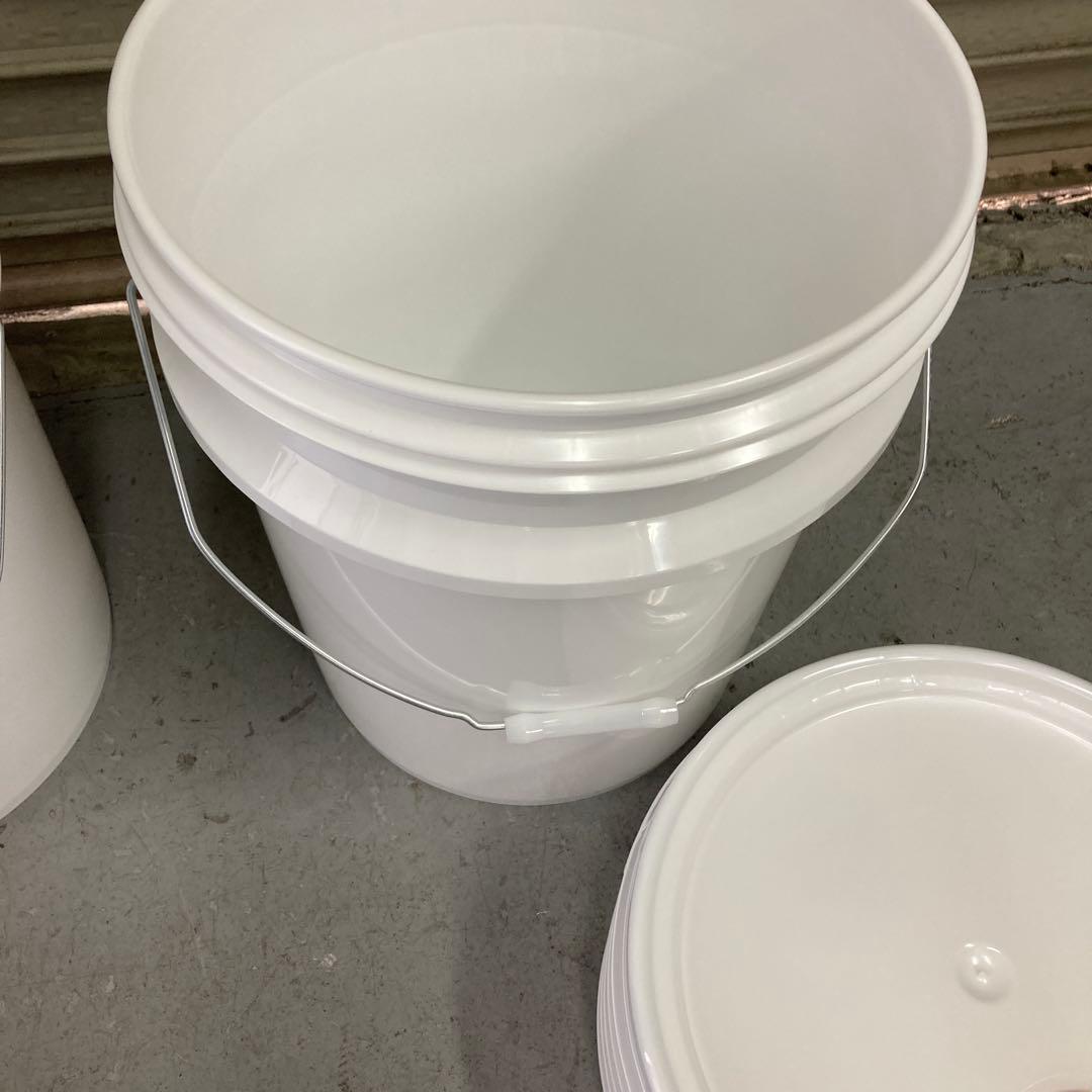 空の20Lペール（蓋付き）5缶セット