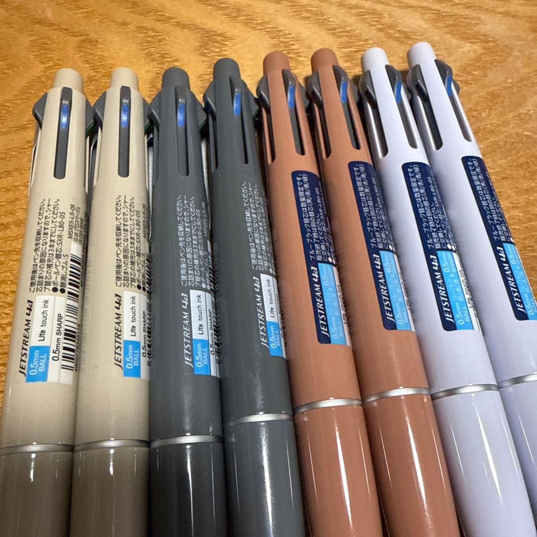 ジェットストリーム4&1 lite touch ink ブルーブラックインク8本