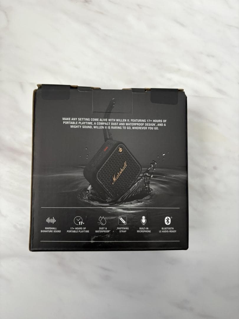 Marshall WILLEN II Bluetoothスピーカー 黒