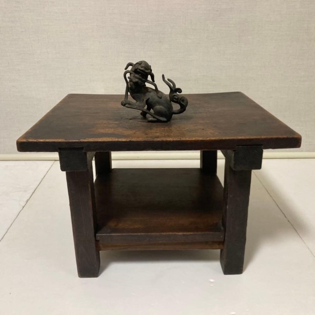 獅子 狛犬 古銅 置物 オブジェ 工芸品 古美術 骨董品 レトロ アンティーク