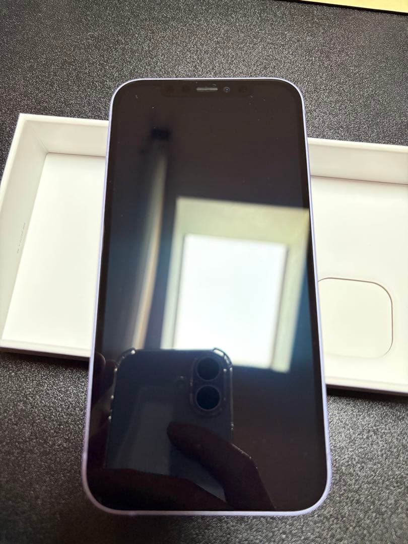 iPhone 12 パープル 64GB NIMASOフィルム1枚付き