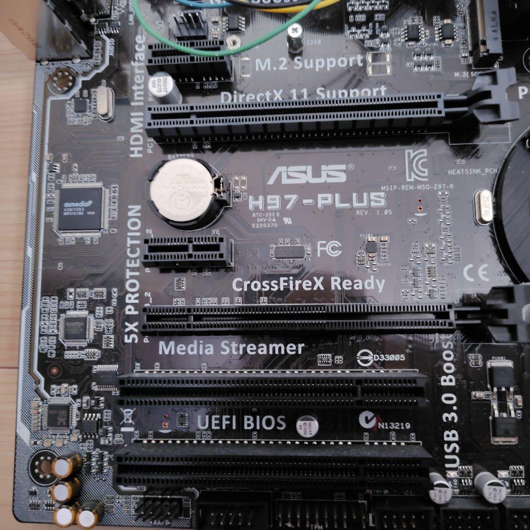 ASUS H97-PLUS マザーボード　CPU メモリ